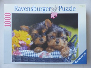 Ravensburger puzzel Hup, in de mand 1000 stukjes
