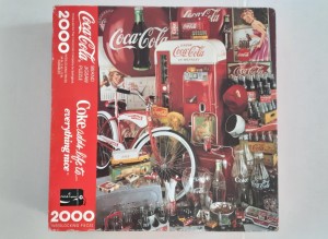 Vintage puzzel Coca Cola is everything, 2000 stukjes