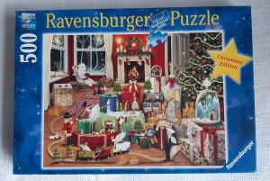 Ravensburger puzzel Gezellig kerstfeest 500 stukjes