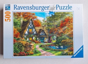 Ravensburger puzzel Cottage in de herfst 500 stukjes