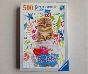 Ravensburger puzzel Katje in kopje 500 stukjes