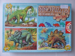 Educa 3 in 1 Dino puzzels