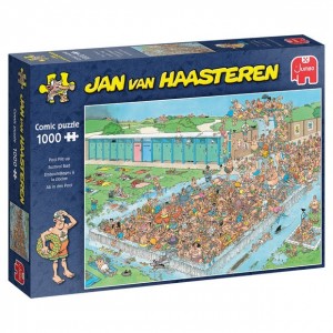 Jan van Haasteren puzzel Bomvol Zwembad 1000 stukjes