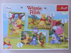 Trefl 4 in 1 puzzel Winnie the Pooh 20 stukjes