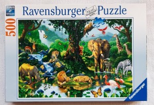 Ravensburger puzzel Harmonie in de jungle 500 stukjes