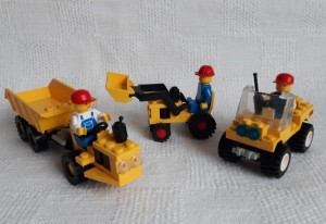 Lego bouwplaats voertuigen