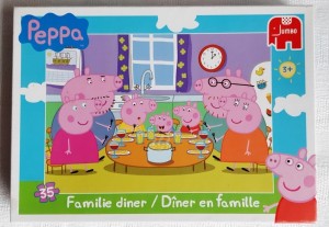 Peppa Big/Pig puzzel Familiediner 35 stukjes
