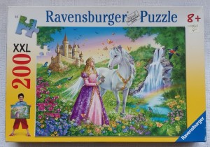 Ravensburger puzzel Prinses met paard 200 stukjes