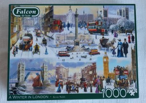Falcon de Luxe puzzel A winter in London 1000 stukjes