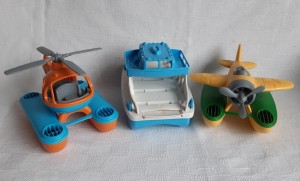 Green Toys set van 3 voertuigen (nieuw € 75,00!!)