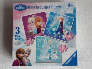 Ravensburger 3x puzzel Frozen, inhoud NIEUW!